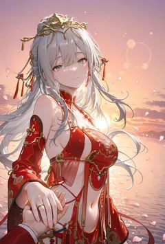 今夕何夕,星月同辉